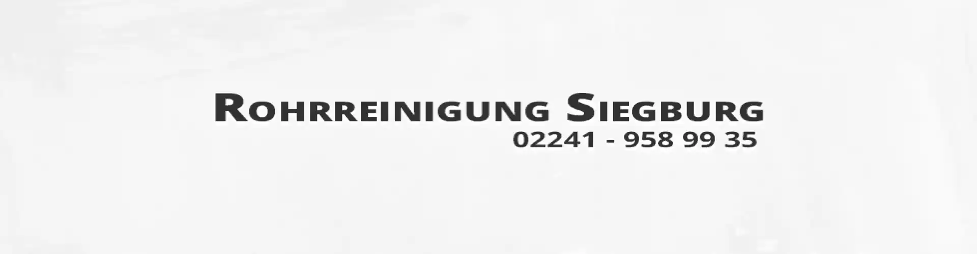 Rohrreinigung Siegburg